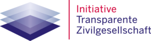 Das Logo der Initiative Transparente Zivilgesellschaft ist zu sehen.