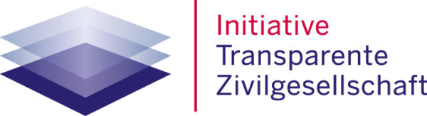 Das Logo der Initiative Transparente Zivilgesellschaft ist zu sehen.